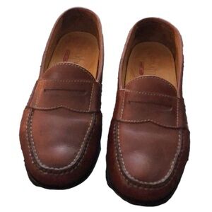 Cole Haan Nike Air brown leather men’s penny loafers. Size 8.5 M